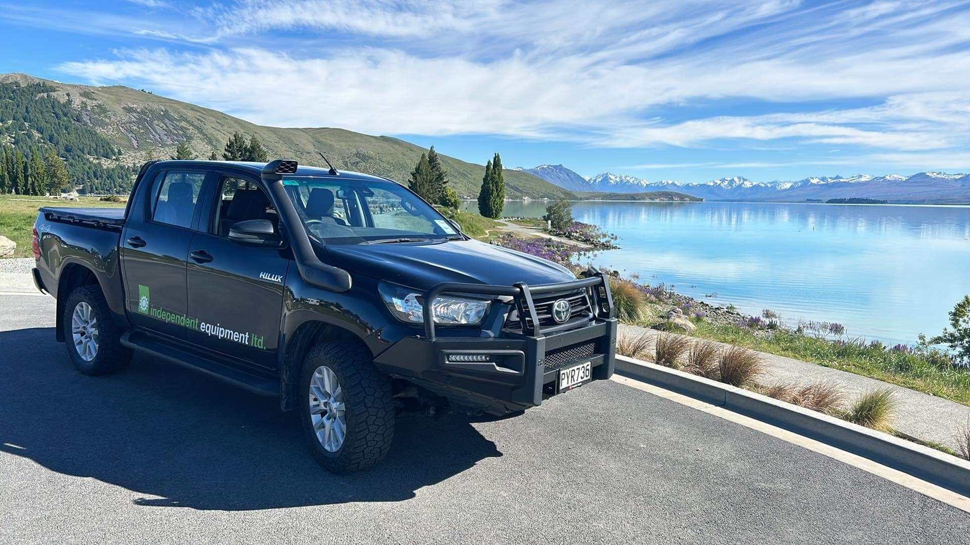 Independent Equipment vehicle supporting heavy machinery sales across New Zealand
